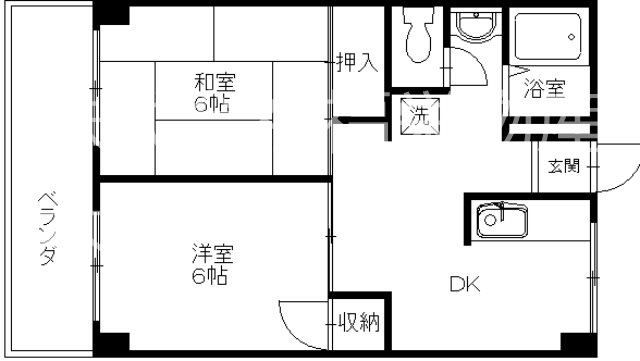 青梅橋ビル     間取り