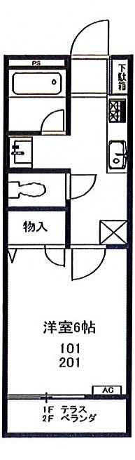 ウッドベリー  間取り