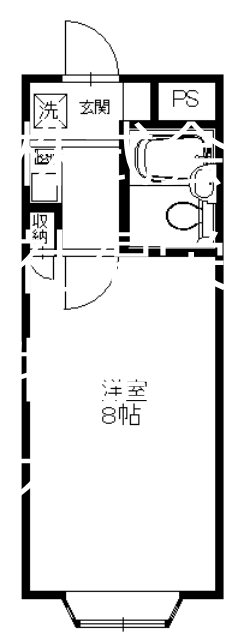 シティーコート南街   間取り