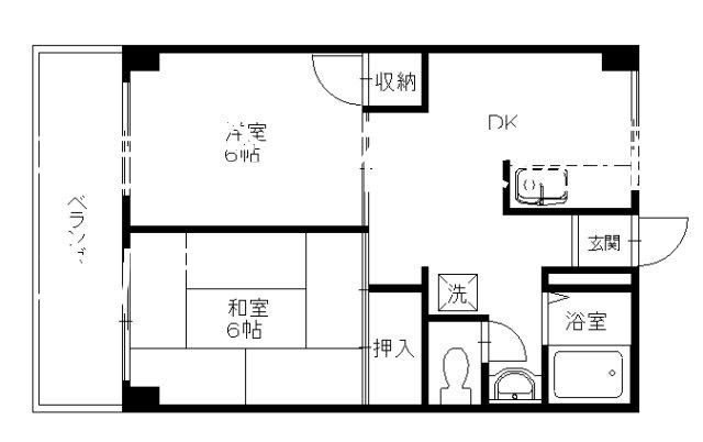 青梅橋ビル      間取り