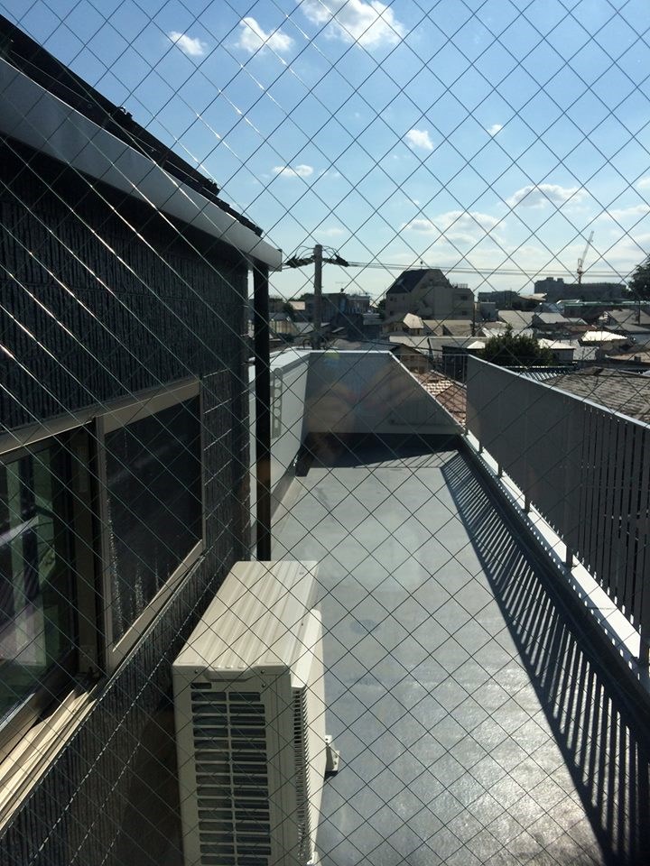 柿の木坂マンション ベランダ