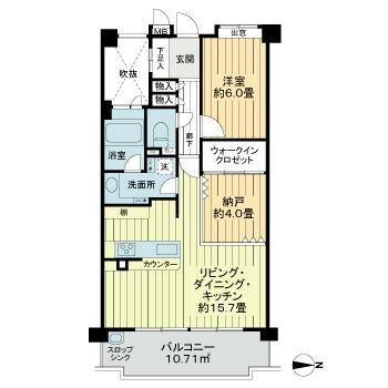 ビッグヴァン二子多摩川 間取り