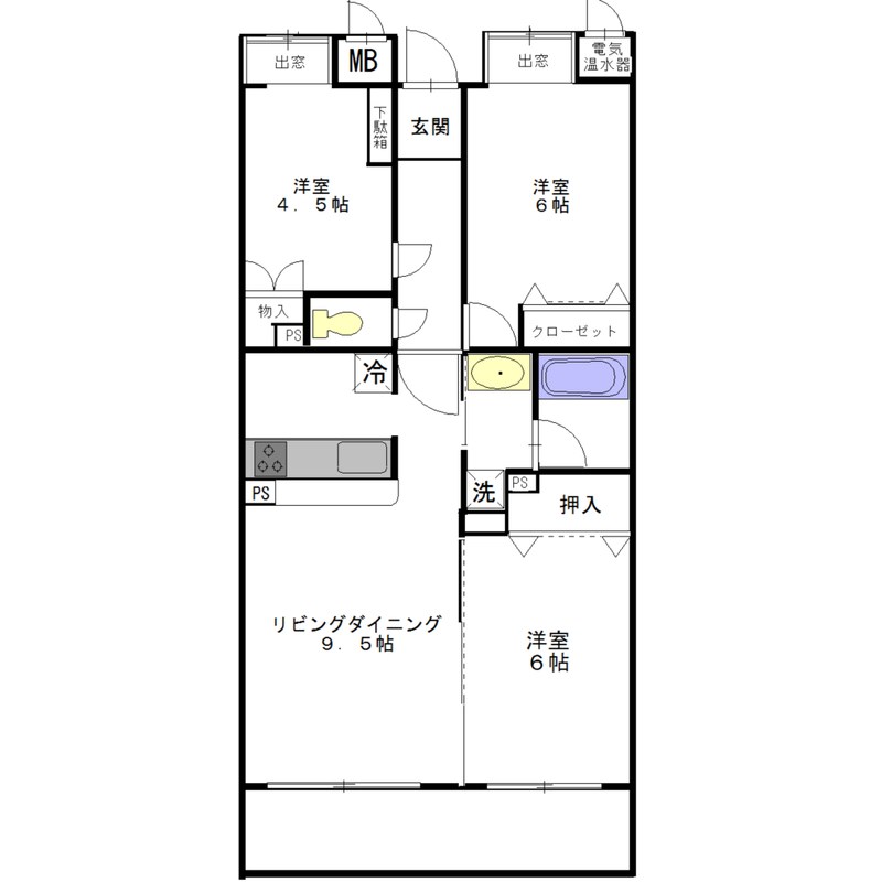 コーナスフロリダ 間取り