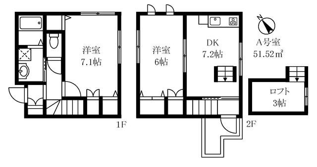 コーポ大岡山Ⅴ 間取り