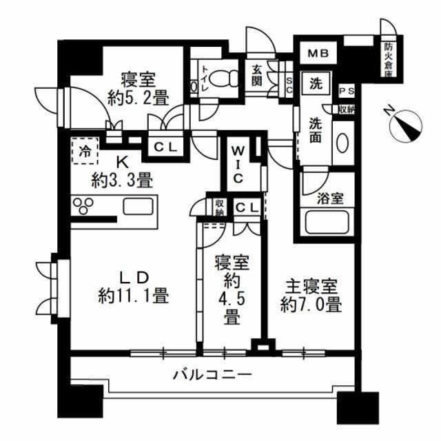ドレッセ都立大学 間取り