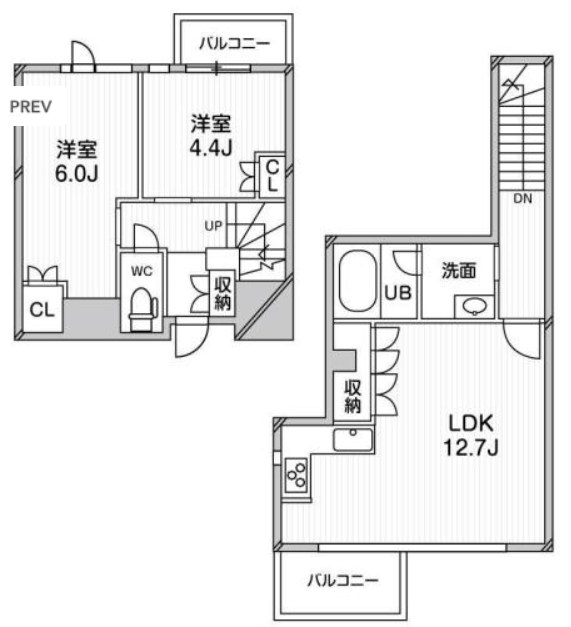 アーバンフラッツ目黒本町 間取り