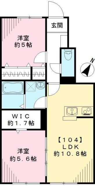 アシステンツァ駒沢公園 間取り
