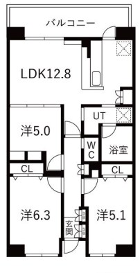アクティ目黒駅前2号棟 間取り