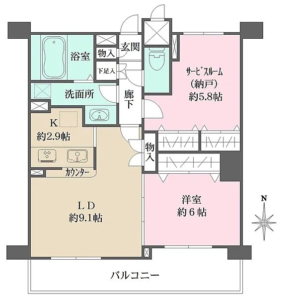 フローラルガーデン 間取り