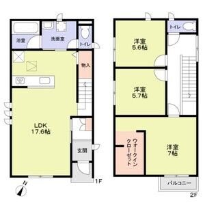 東玉川2丁目戸建 間取り