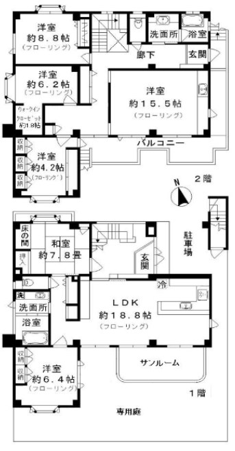 上野毛1丁目戸建 間取り