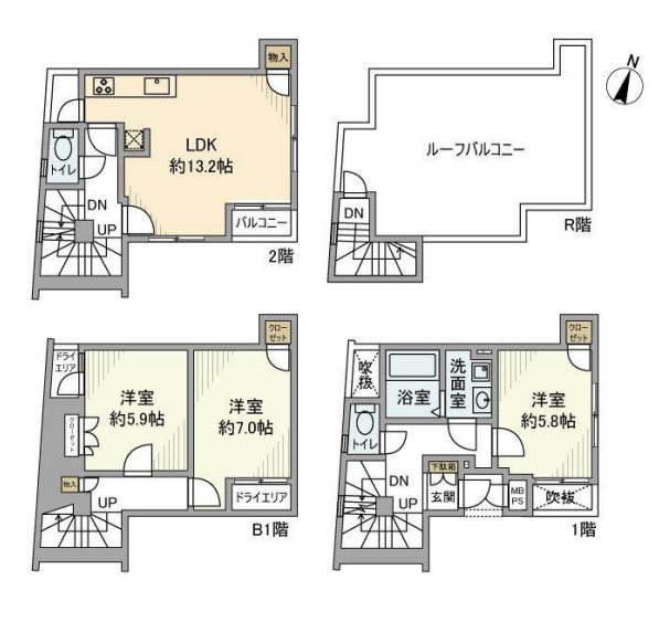 ラビ代々木上原 間取り