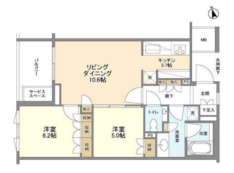 ザ パークハウス広尾羽澤 間取り