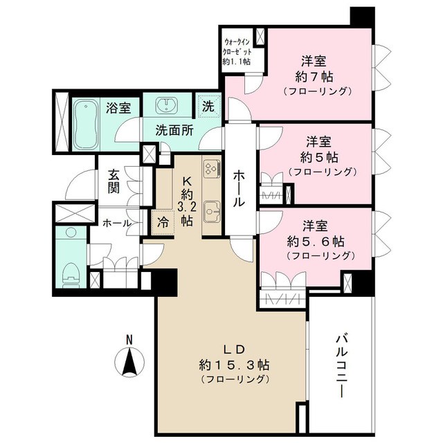 パークコート渋谷大山町 ザ プラネ 清邸 間取り