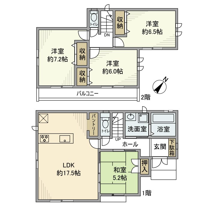 大蔵5丁目戸建 間取り