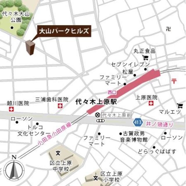 大山パークヒルズ 地図（共通）
