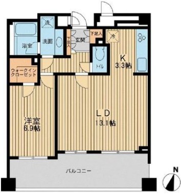 アーデン駒沢パークフロント 間取り