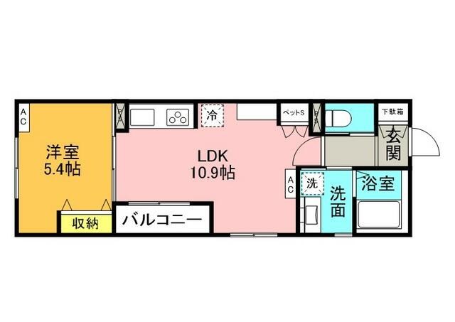 Komazawa Kouen terrace 間取り
