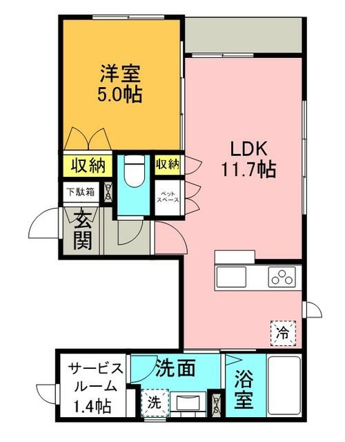 Komazawa Kouen terrace 間取り