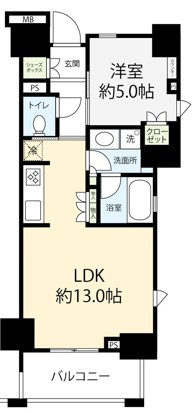 オープンレジデンシア品川 間取り