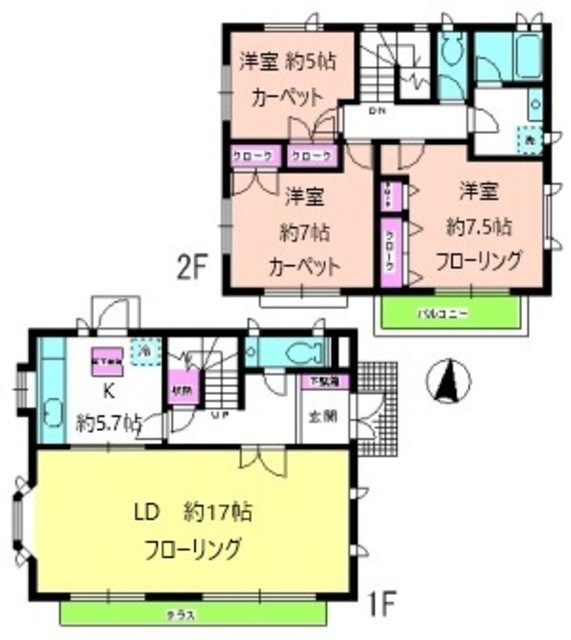 駒沢1-2ハウス 間取り