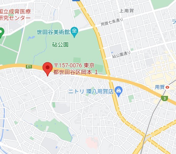 岡本ガーデン 地図（共通）