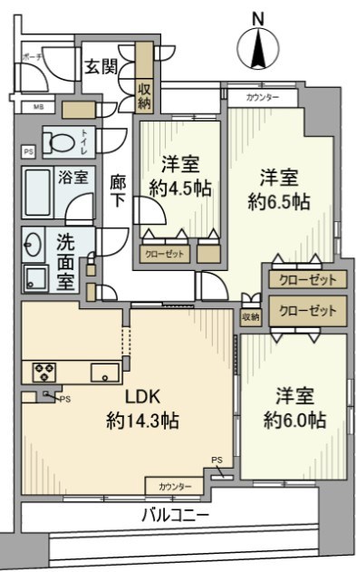 東急ドエル アルス大井一丁目 間取り