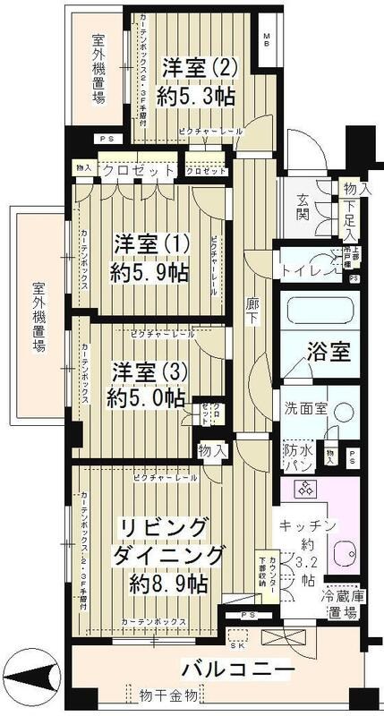 クラッサ成城 間取り