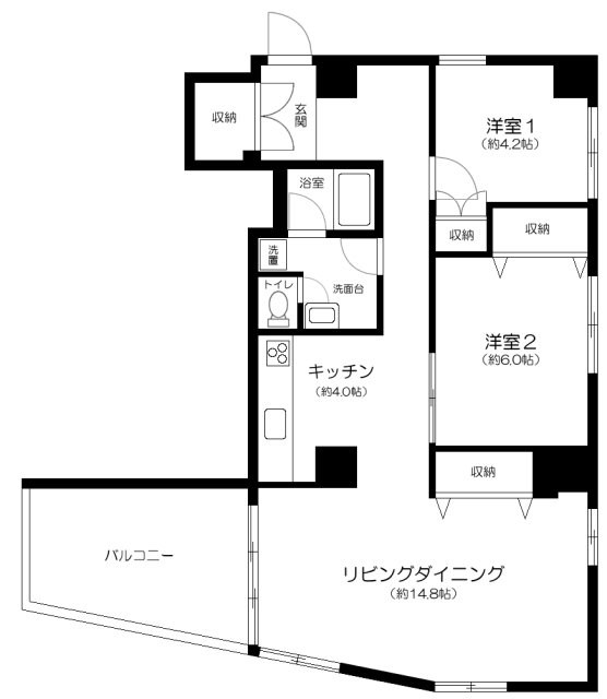 東光苑マンション 間取り