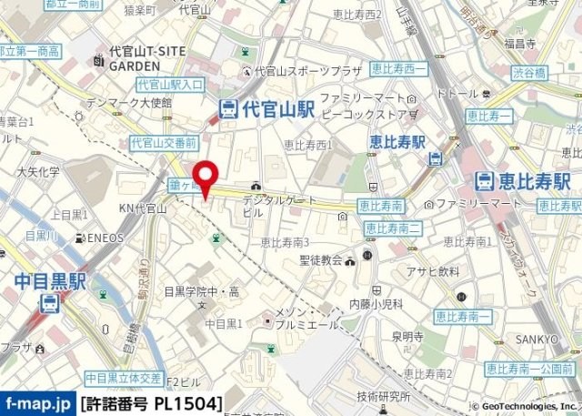 東光苑マンション 地図（共通）