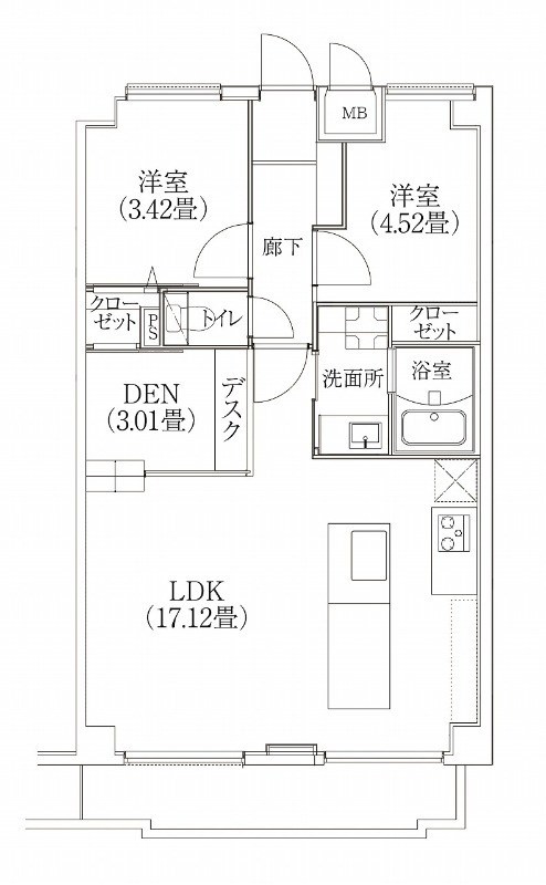 コスモリード学芸大学 間取り
