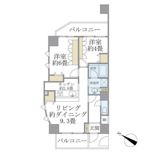 ヴィンテージ中目黒 間取り