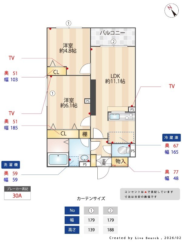 エルファーロ三軒茶屋Ⅵ 間取り