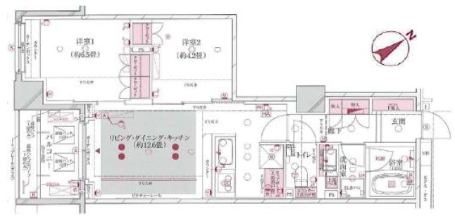 オーベル渋谷dL 間取り