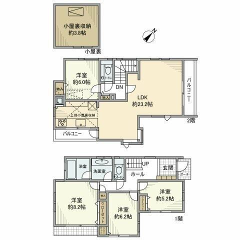 東玉川2丁目戸建 間取り