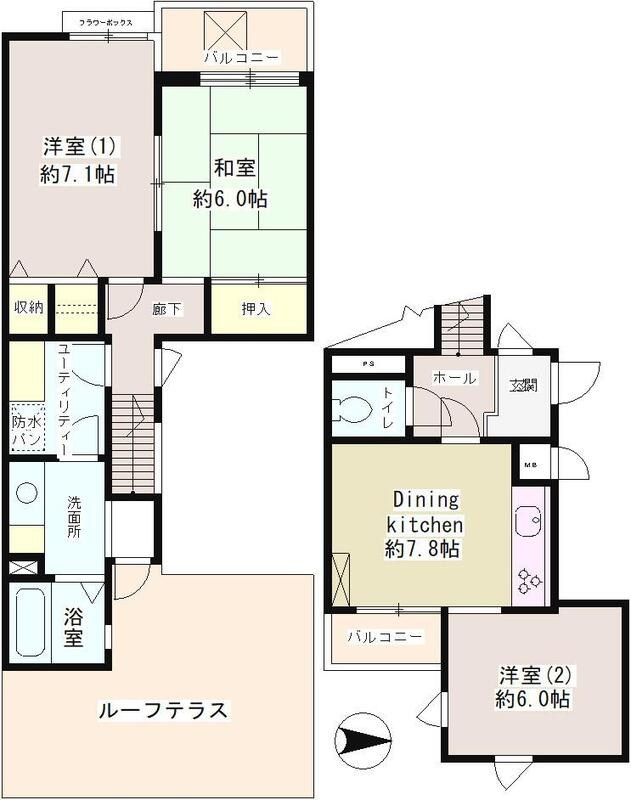 カルム桜新町パティオ 間取り