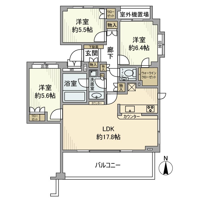 パストラルハイム上野毛 間取り
