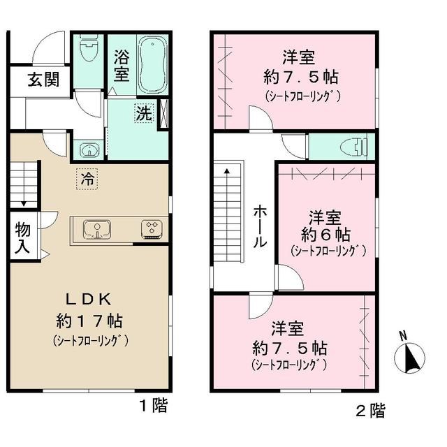 桜丘3丁目戸建 間取り