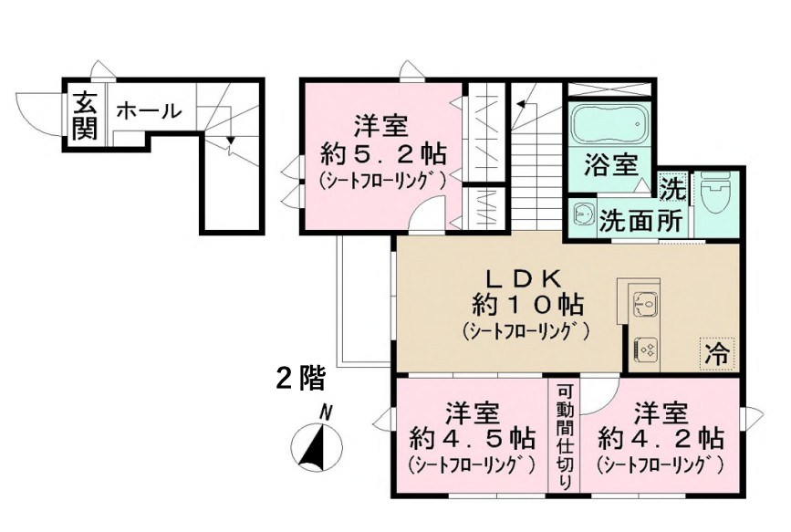 快適空間 奏 間取り