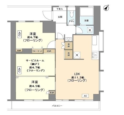 メゾン ド エビス 間取り