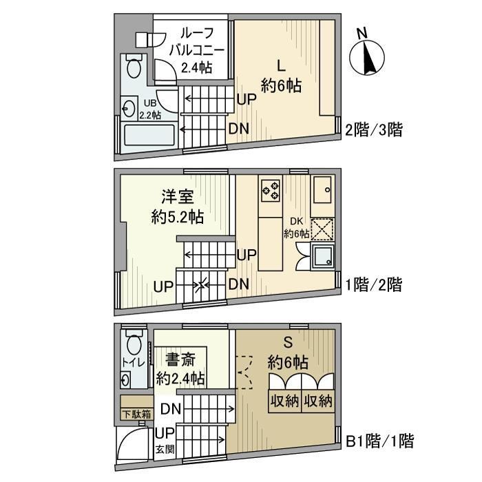 太子堂4丁目戸建 間取り