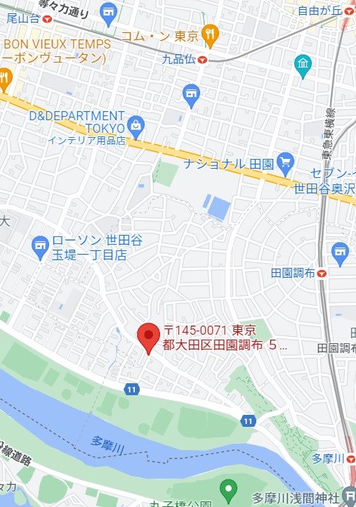 ラ カーサ セレッソ 地図（共通）