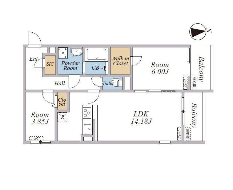 R-Residence南千束 間取り