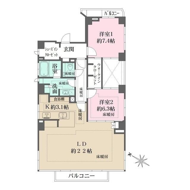 渋谷区神宮前5丁目マンション 間取り