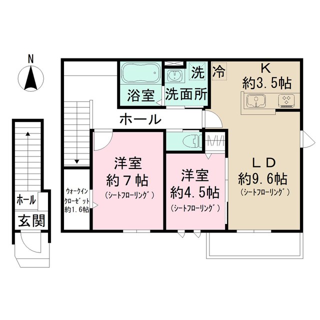サウダージ桜丘 間取り