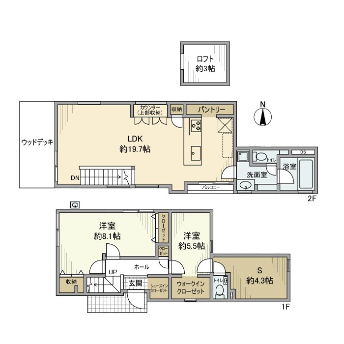 等々力5丁目戸建 間取り