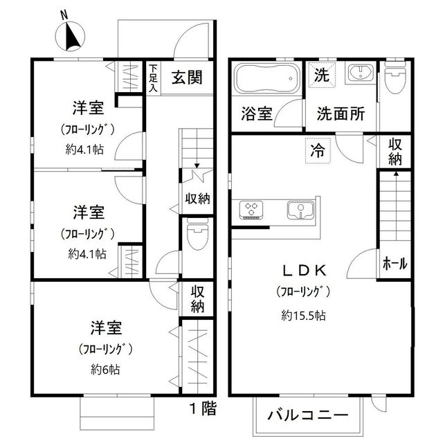 コア上野毛 間取り