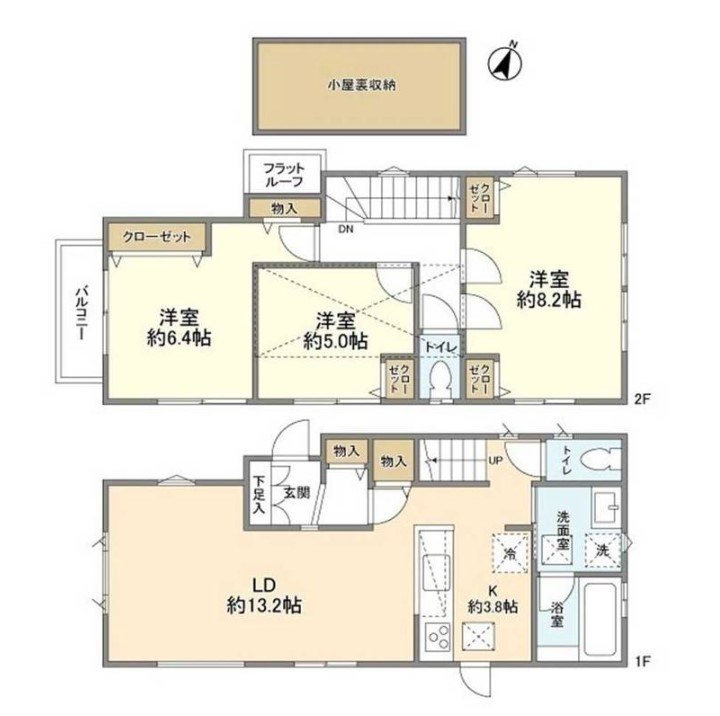 岡本3丁目貸家 間取り