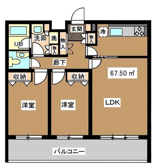 瀬田フラット 間取り