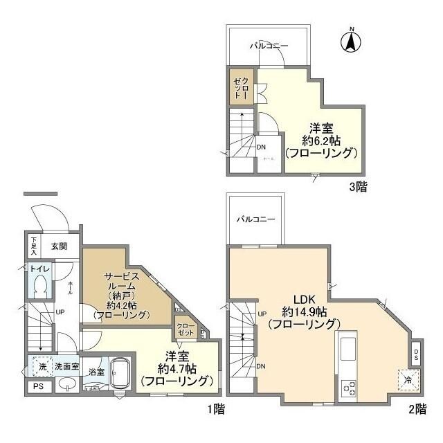 Kolet三軒茶屋 間取り